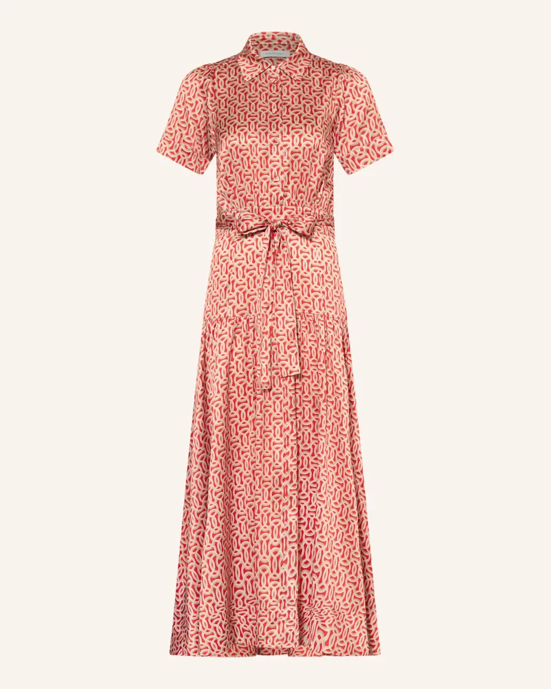 Kudibal Hemdblusenkleid Lunadea Aus Seide rot Rot