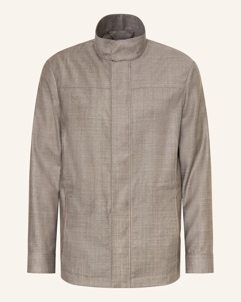 Canali Fieldjacket Grau
