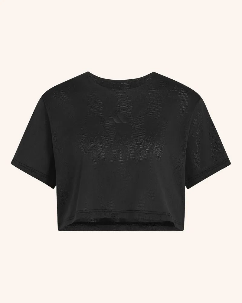 adidas Cropped-Funktionsshirt Pro schwarz Schwarz