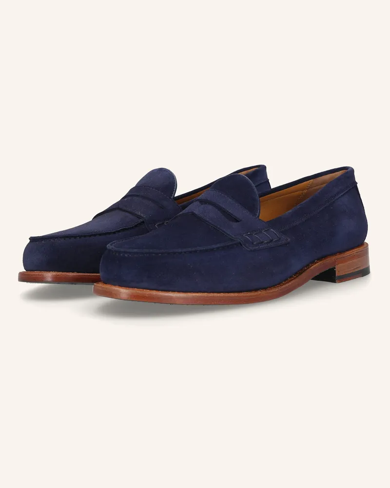 Heinrich Dinkelacker Loafer Wien Plain V blau Blau