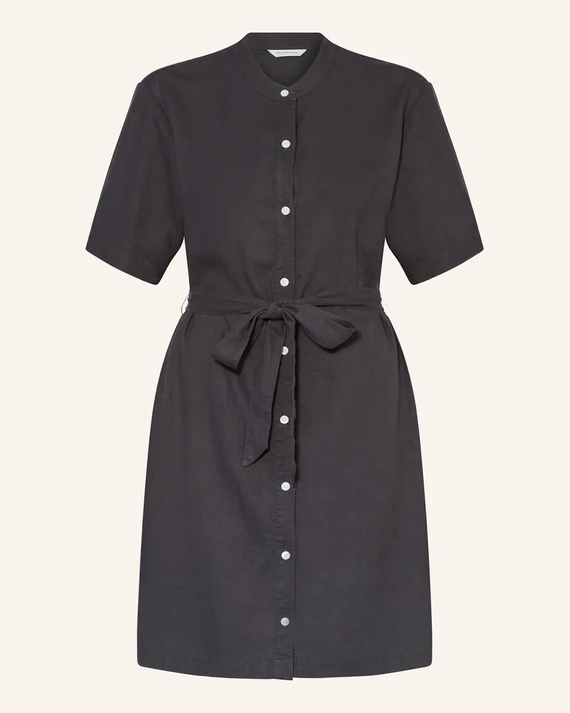 MOSS COPENHAGEN Kleid MSCHPENNIE GINIA mit Leinen Dunkelgrau