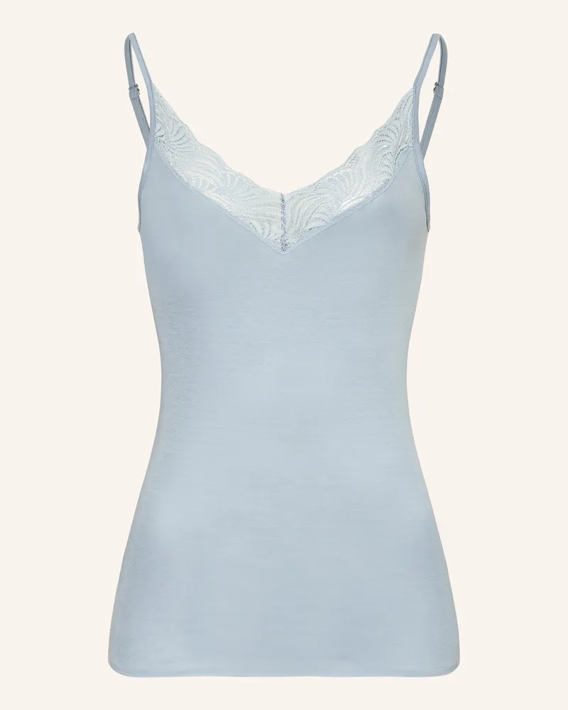 Hanro Top COTTON DELIGHT Hellblau