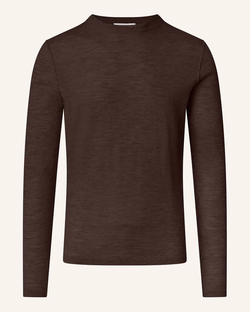 KIEFERMANN Pullover Marleys Aus Merino braun Dunkelbraun