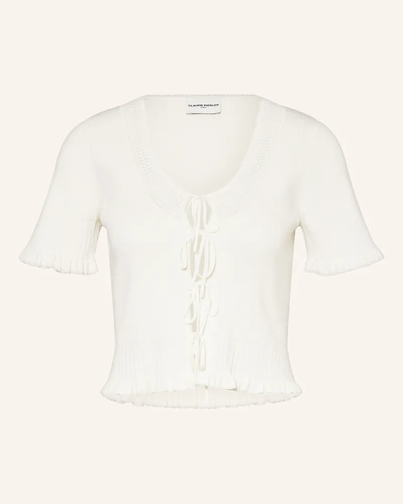 Claudie Pierlot Strickshirt Weiss