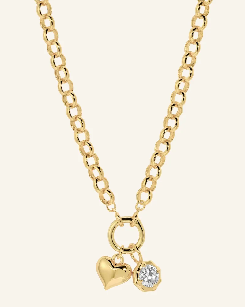 Lili Claspe Ketten Amara Charm Chain By Glambou gold Gold