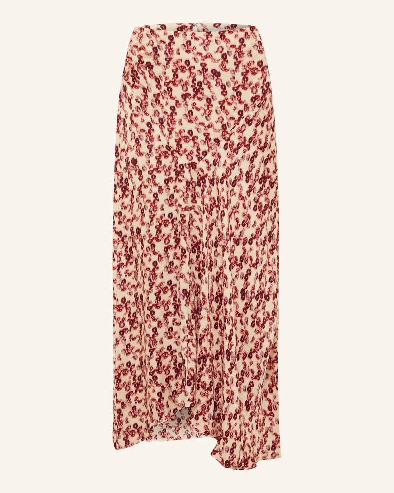 Isabel Marant Jacquard-Rock Lisanne Mit Seide rot Creme