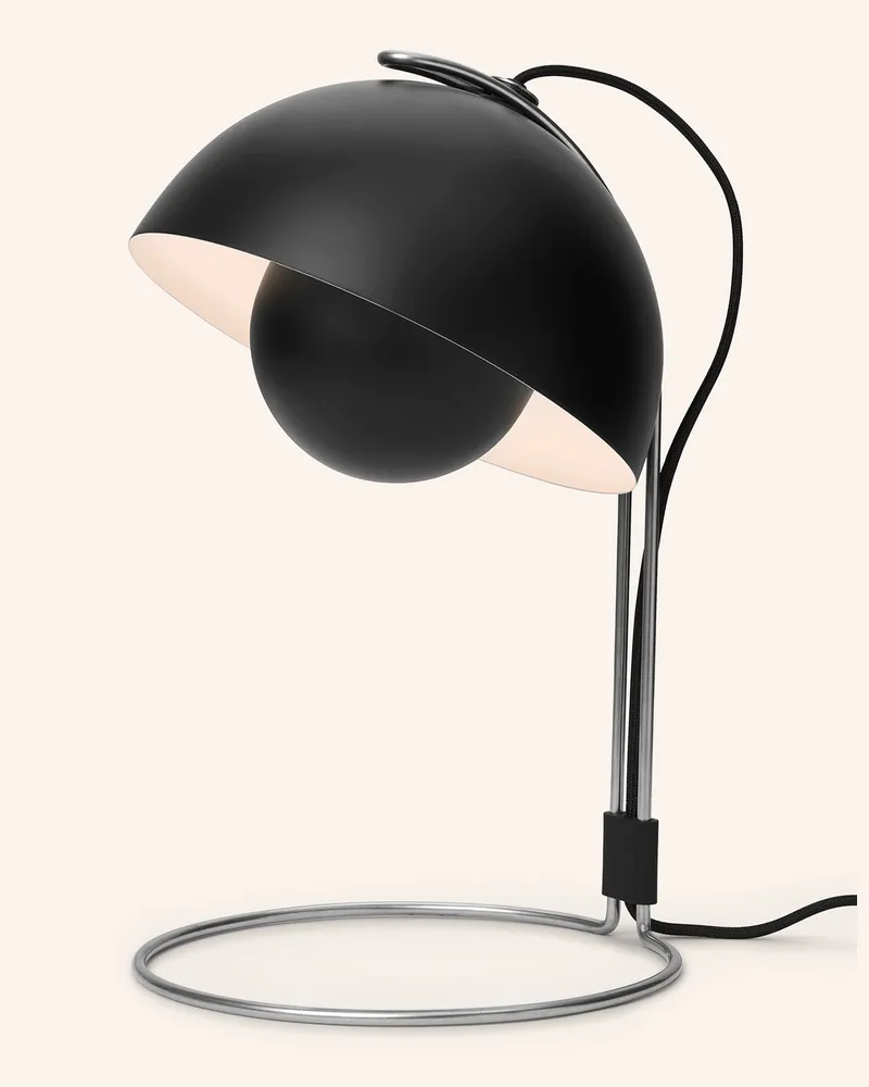 &Tradition Tischleuchte Flowerpot vp4 schwarz Schwarz