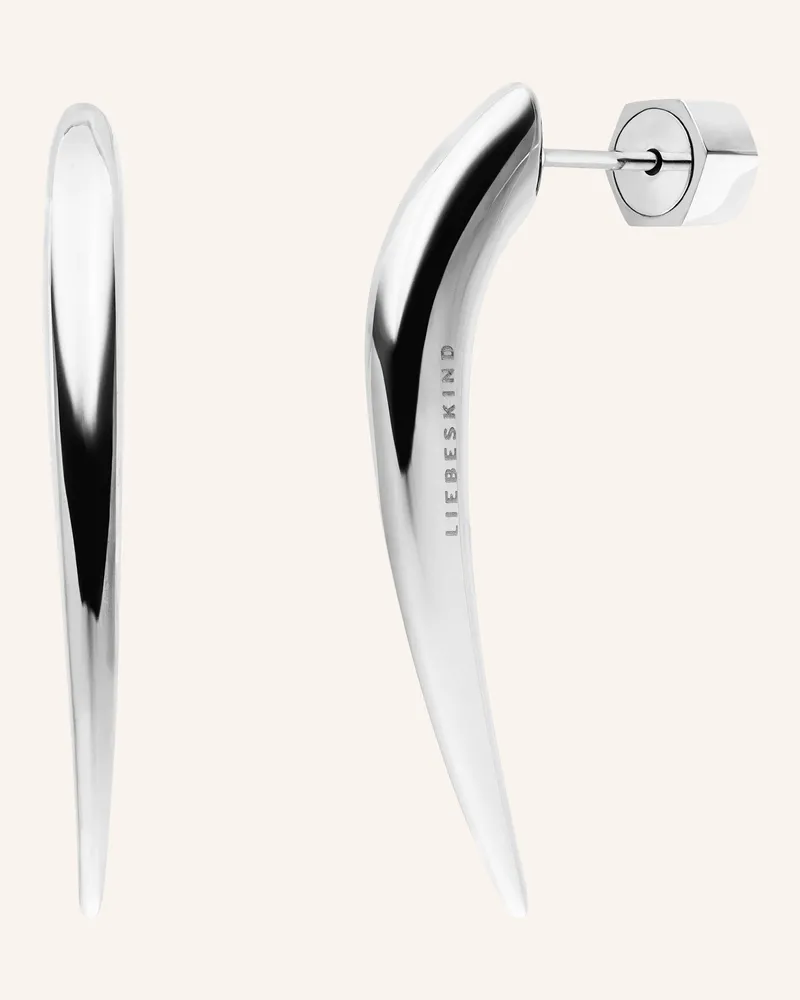 Liebeskind Ohrstecker  Aus  Edelstahl silber Silber