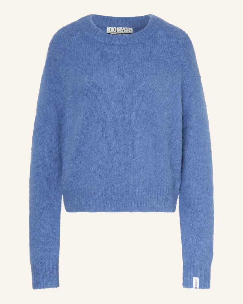 10Days Pullover Mit Alpaka blau Blau