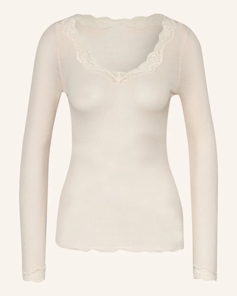 Calida Longsleeve RICHESSE LACE mit Seide Creme