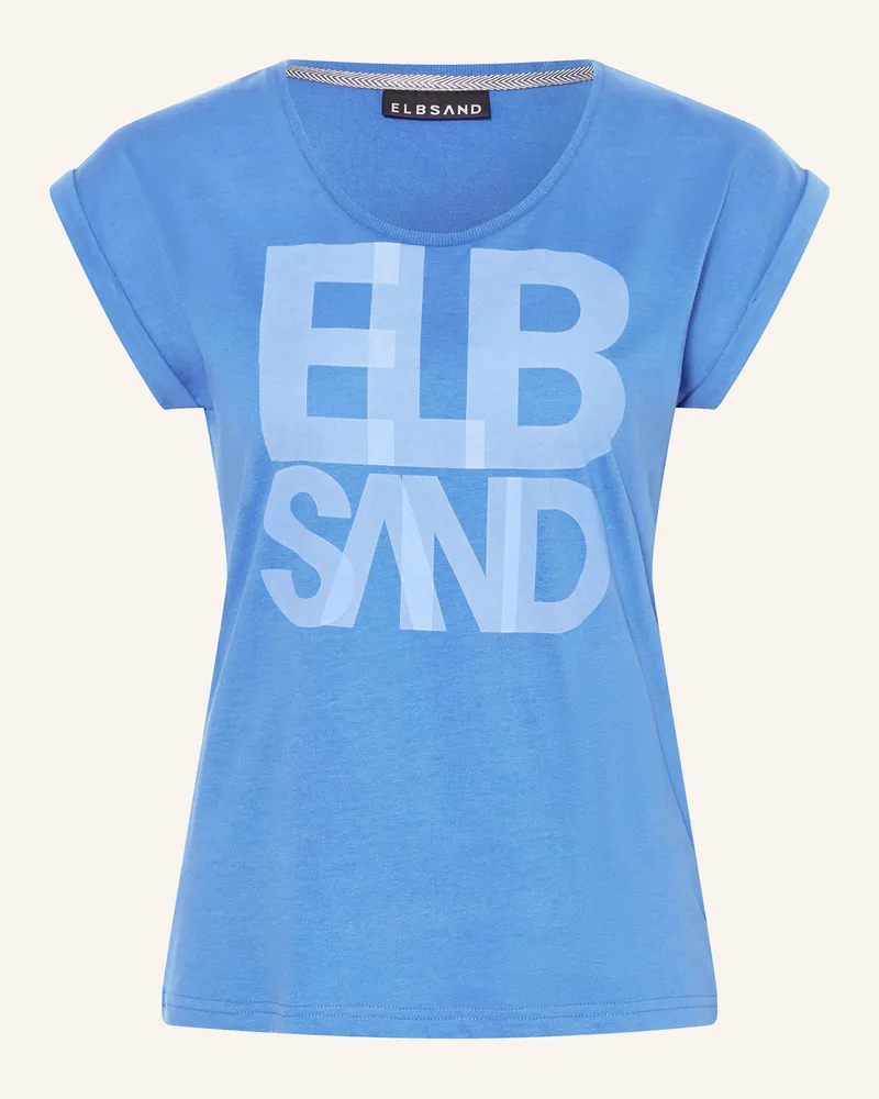 ELBSAND T-Shirt ELDIS Blau