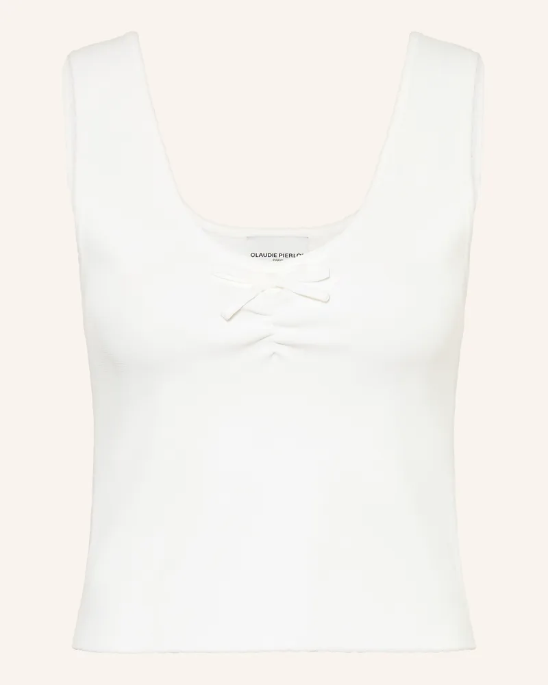 Claudie Pierlot Top weiss Weiss