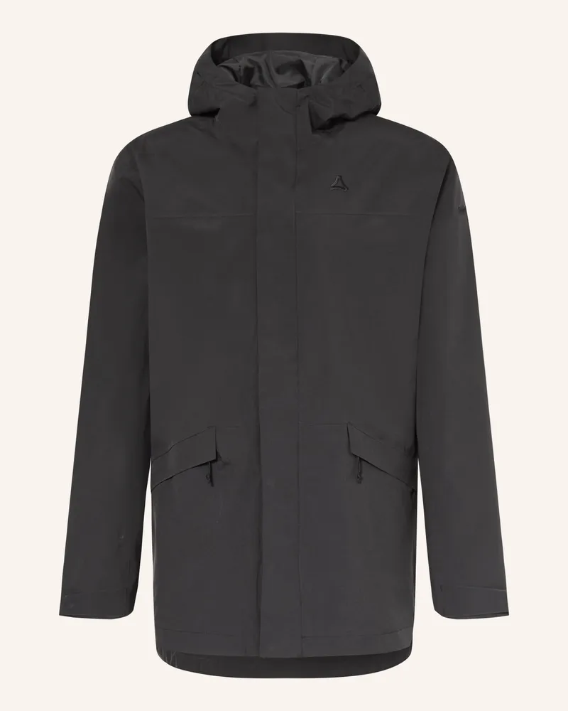 Schöffel Regenjacke Smue schwarz Schwarz