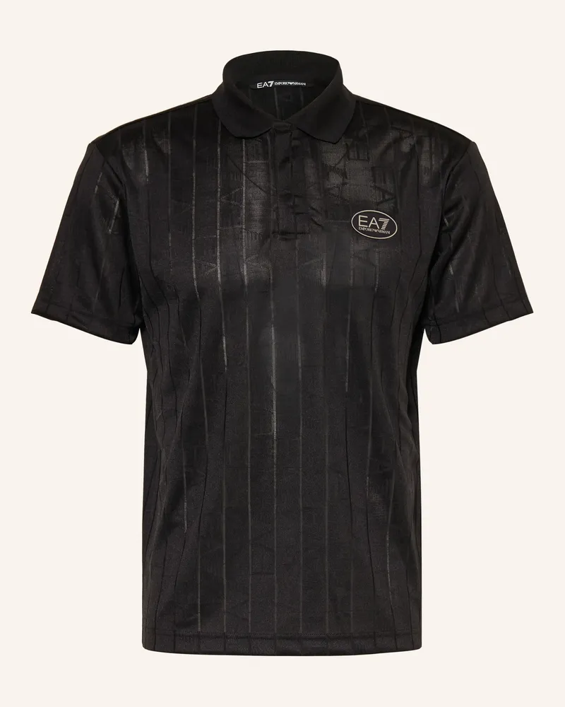 EA7 Funktions-Poloshirt PRO Schwarz