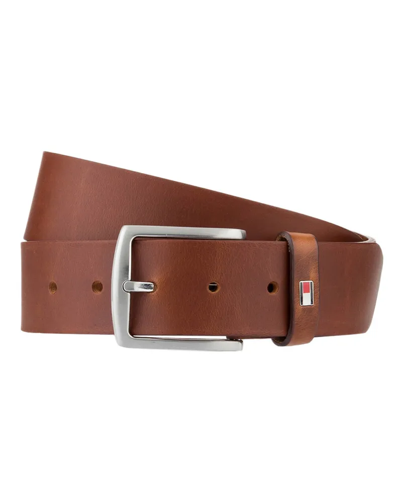 Tommy Hilfiger Ledergürtel New Denton 4.0 braun Braun