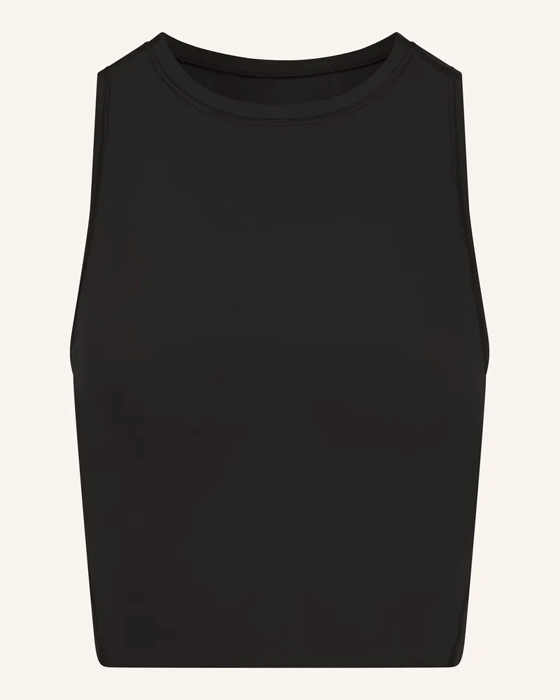ON Cropped-Top STUDIO Schwarz