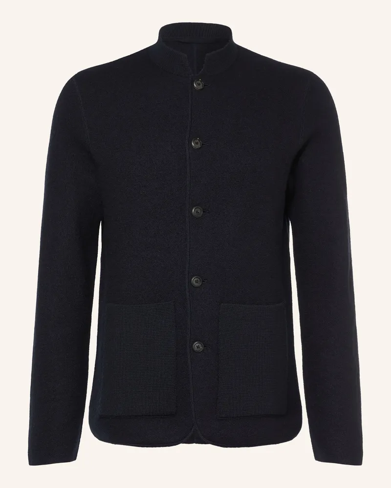 Maerz Strickjacke blau Dunkelblau