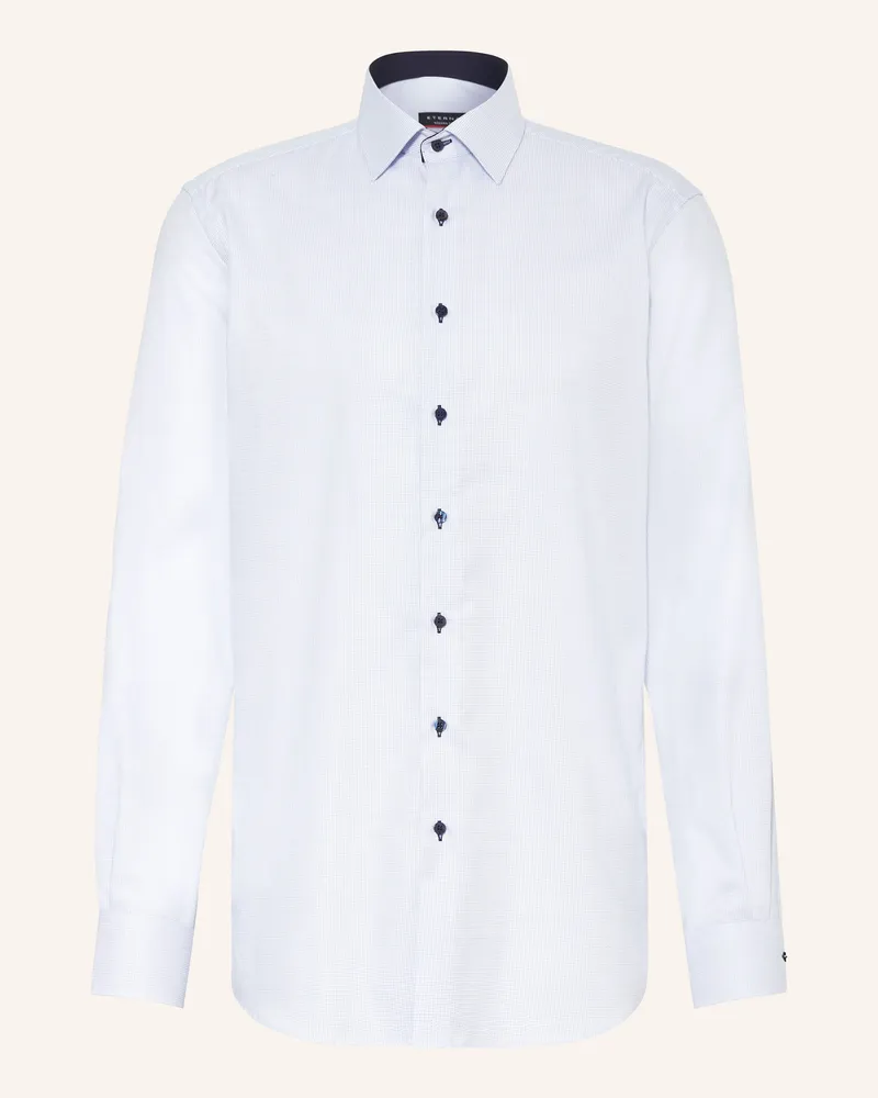 Eterna Hemd Modern Fit mit extralangem Arm Weiss