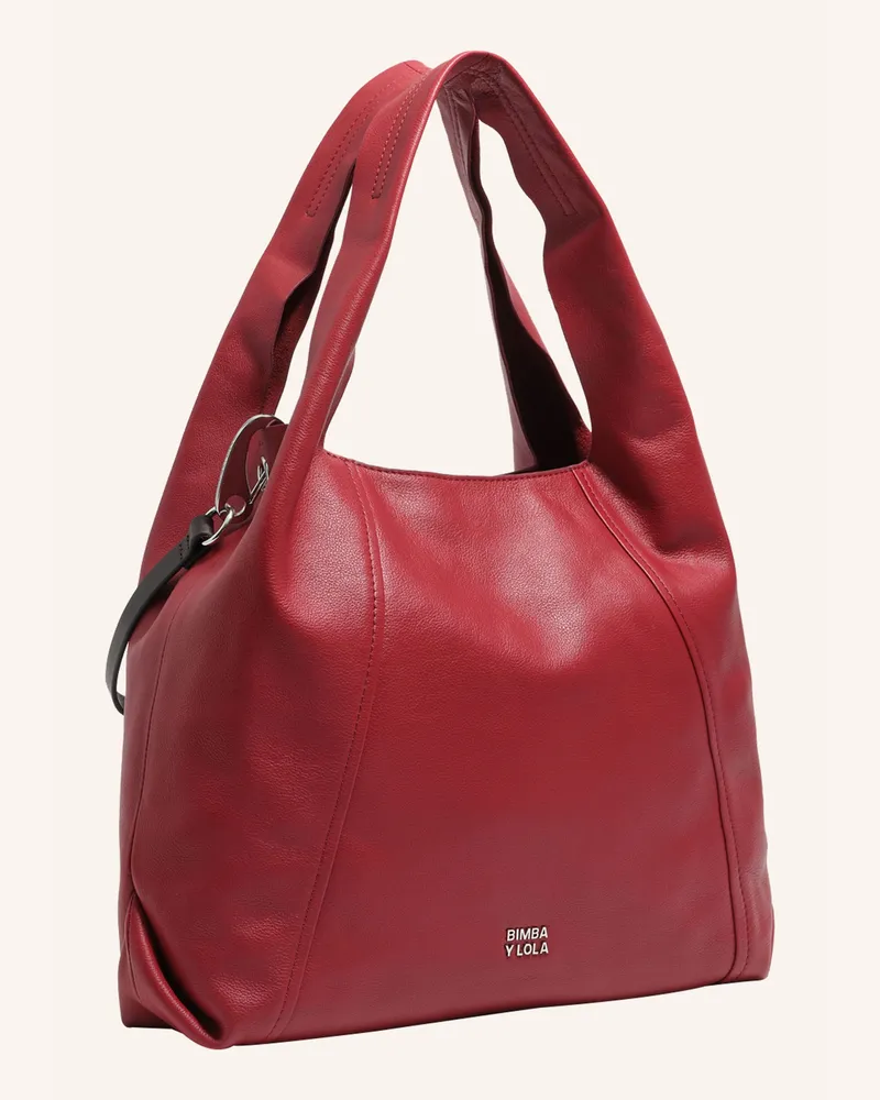 BIMBA Y LOLA Leder-Papiertasche rot Rot