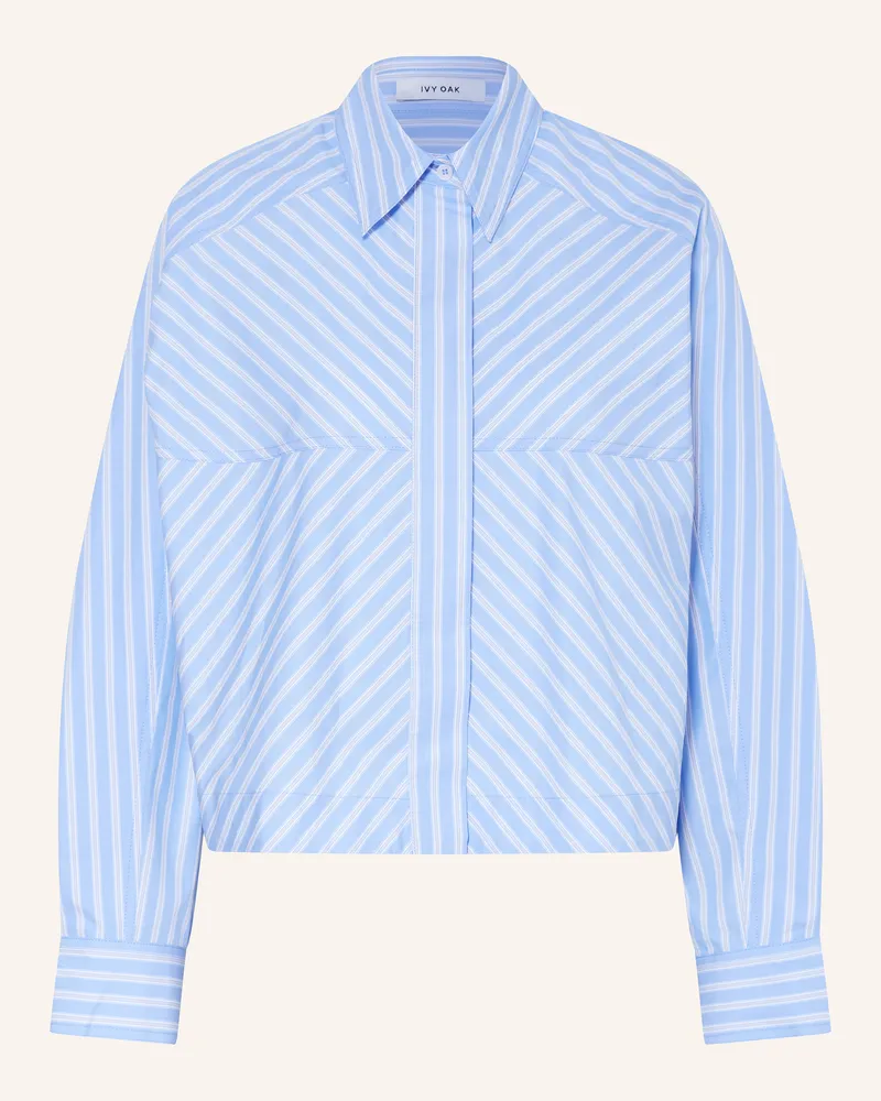 IVY & OAK Hemdbluse Hellblau