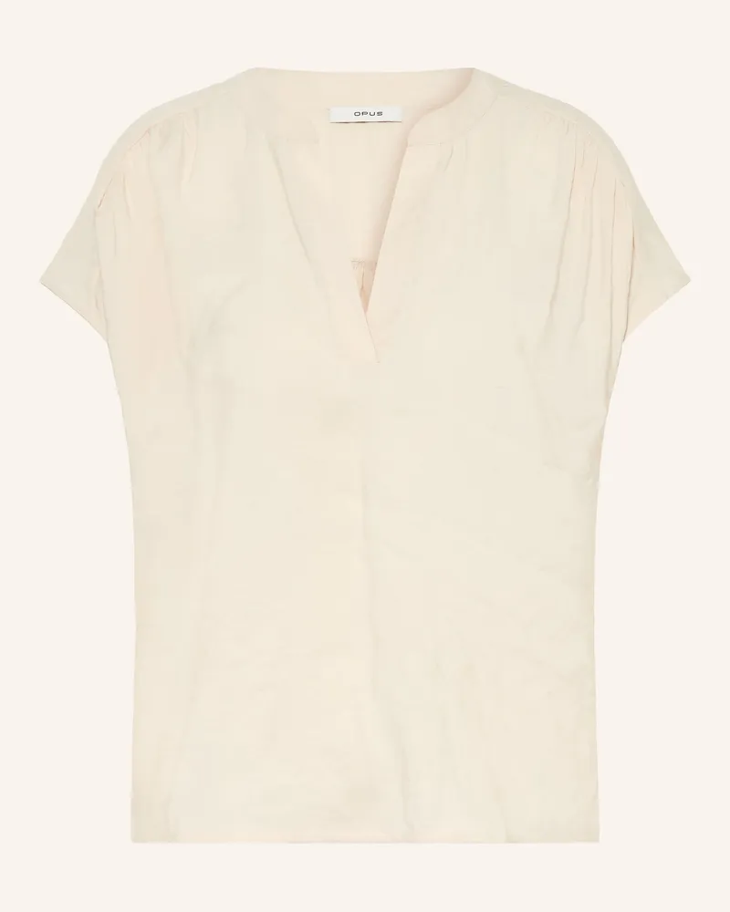 OPUS Blusenshirt Sawoko weiss Creme