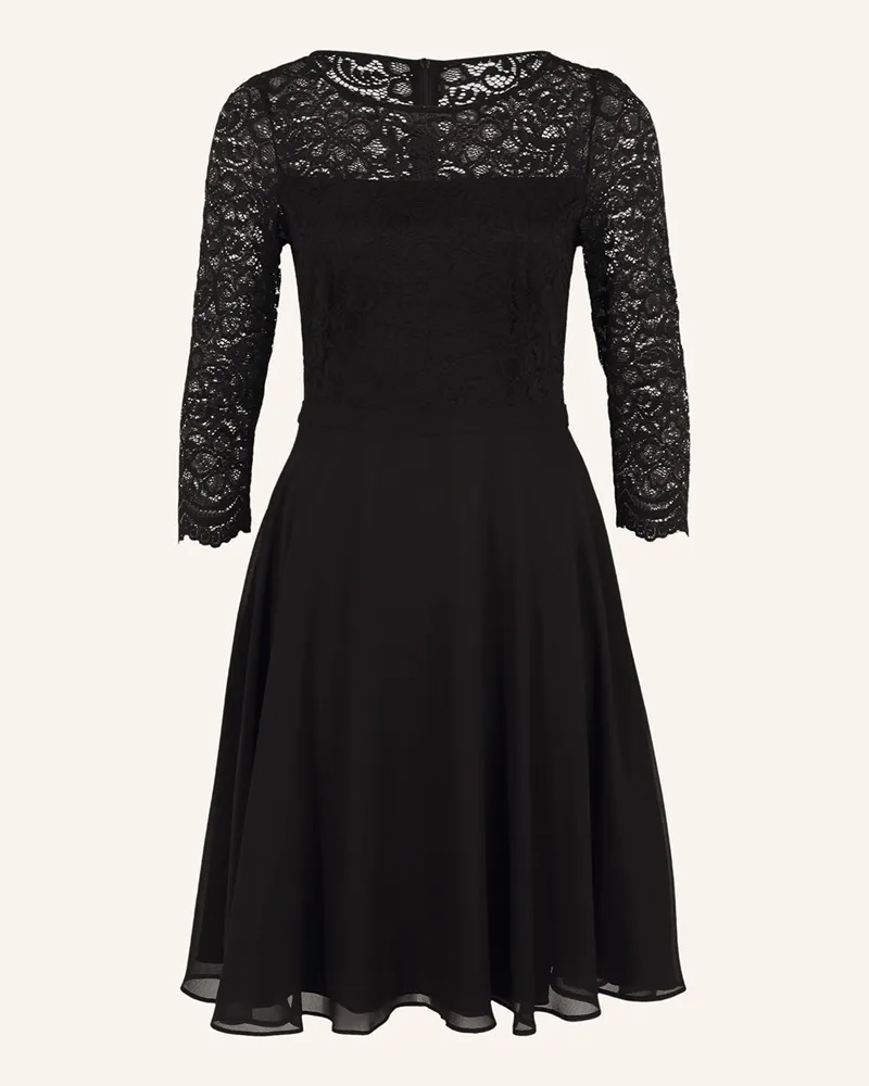 Vera Mont Cocktailkleid mit Spitze Schwarz