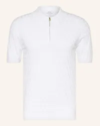 Reiss Strick-Poloshirt RIZZO Weiss