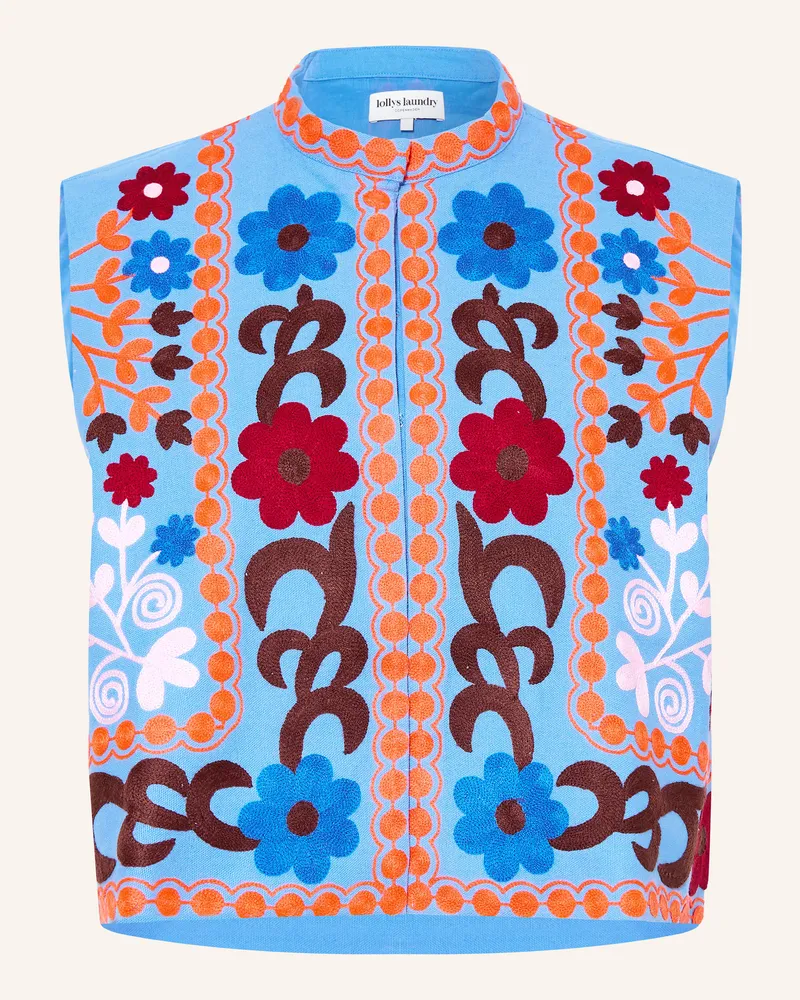 Lollys Laundry Weste BINLL Blau