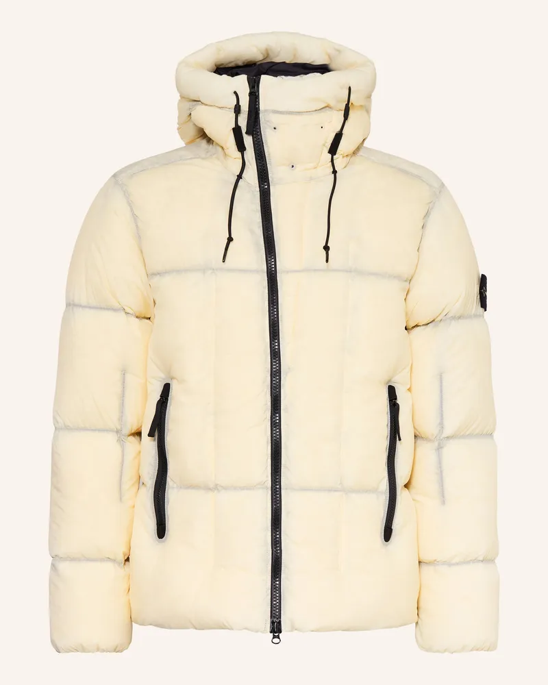 Stone Island Daunenjacke Ecru