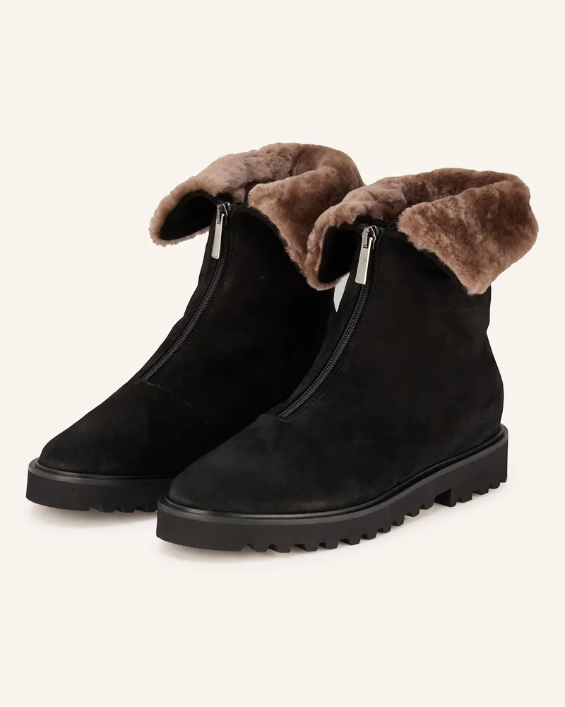 Viamercanti Boots schwarz Schwarz