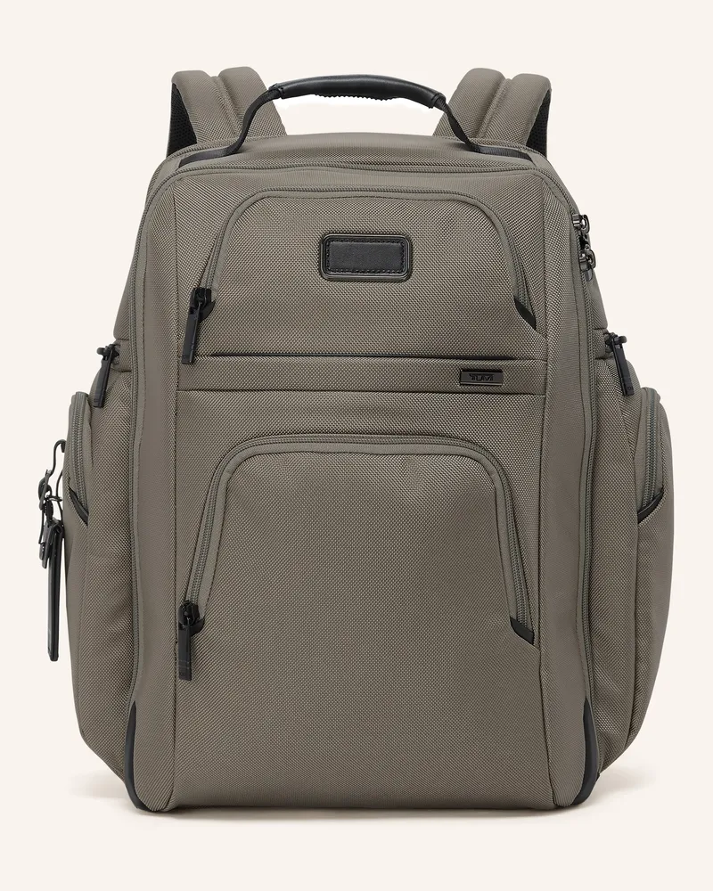 Tumi Alpha Rucksack Brief Pack Mit Laptop-Fach grau Hellgrün