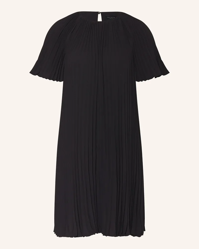 Ted Baker Kleid Convala Mit Plissees schwarz Schwarz