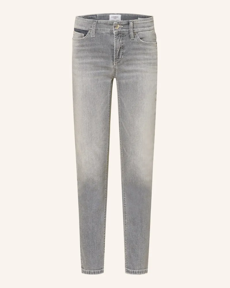 Cambio Cropped Jeans Piper grau 5021