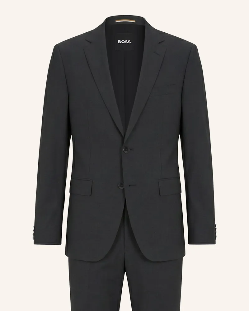 HUGO BOSS Business Anzug H-JECKSON-2PCS-224 Regular Fit Dunkelgrau