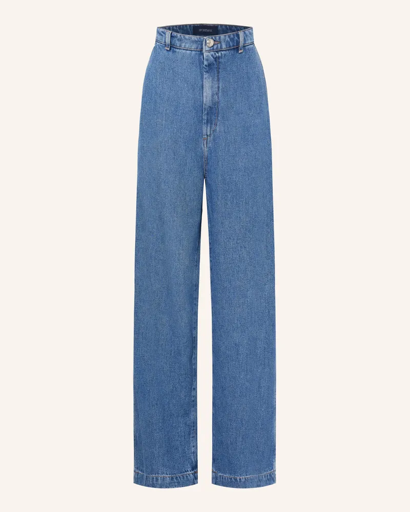 SPORTMAX Wide Leg Jeans Pioppo blau 005