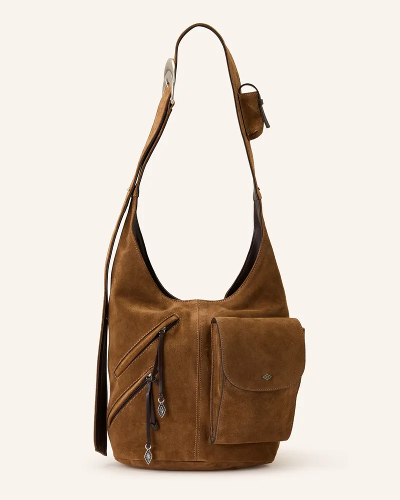 ba&sh Beuteltasche YOUYOU Braun