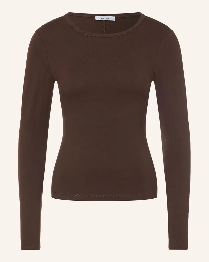 Reiss Longsleeve Jada braun Dunkelbraun