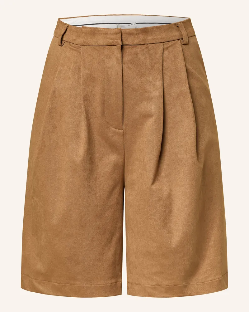 Neo Noir Shorts NIKA in Lederoptik Cognac