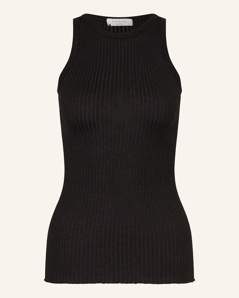 Rosemunde Seidentop Belize schwarz Schwarz