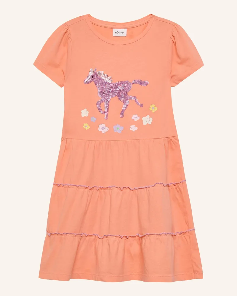 S.Oliver Kleid orange Orange