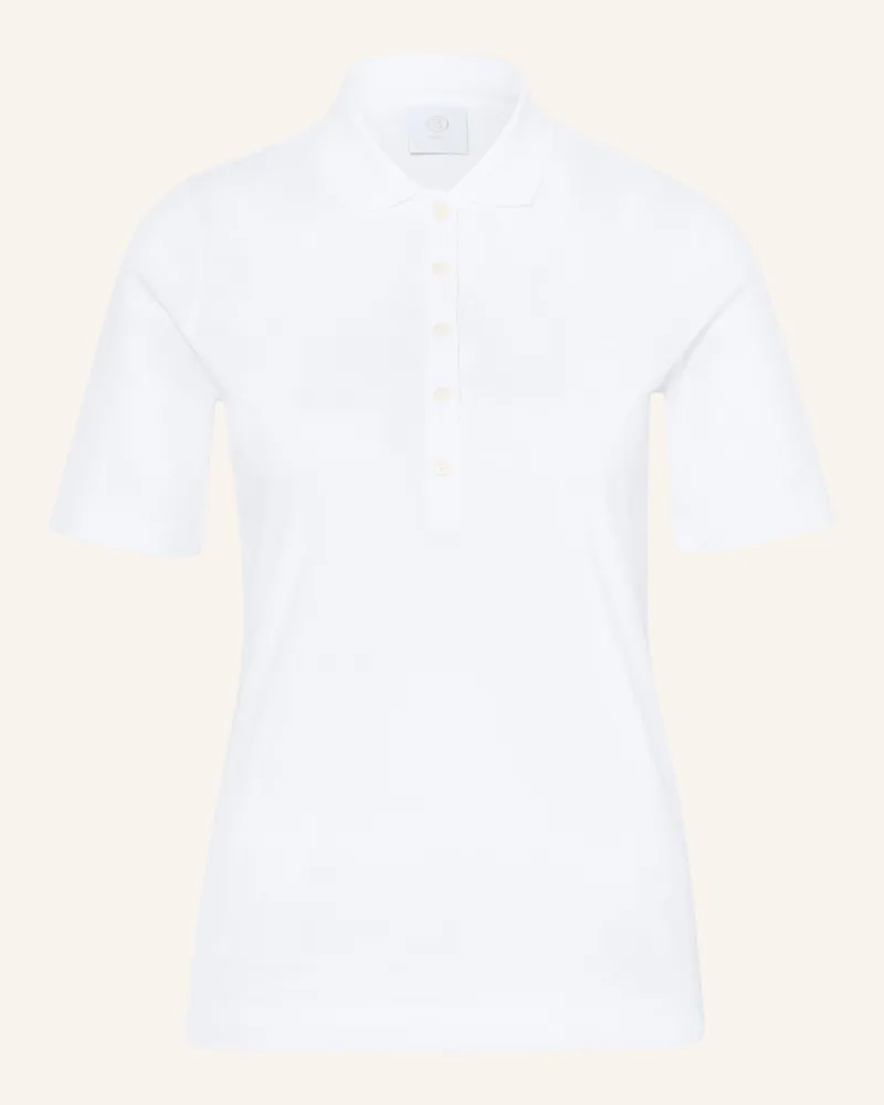 Bogner Piqué-Poloshirt Malika weiss Weiss