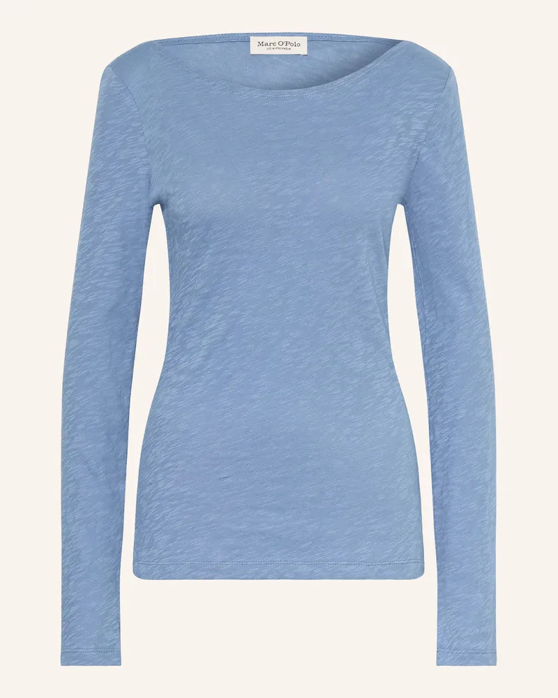 Marc O'Polo Longsleeve blau Hellblau