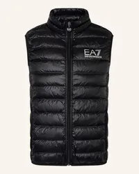 EA7 Lightweight-Daunenweste Schwarz