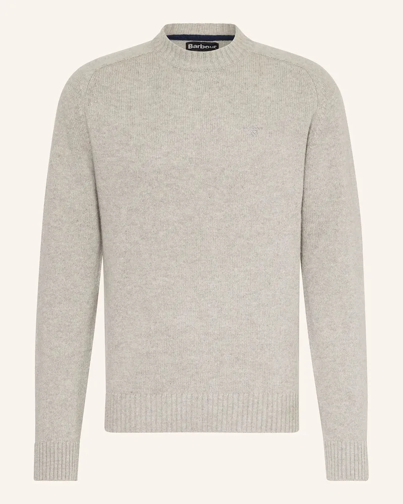 Barbour Pullover Hellgrau