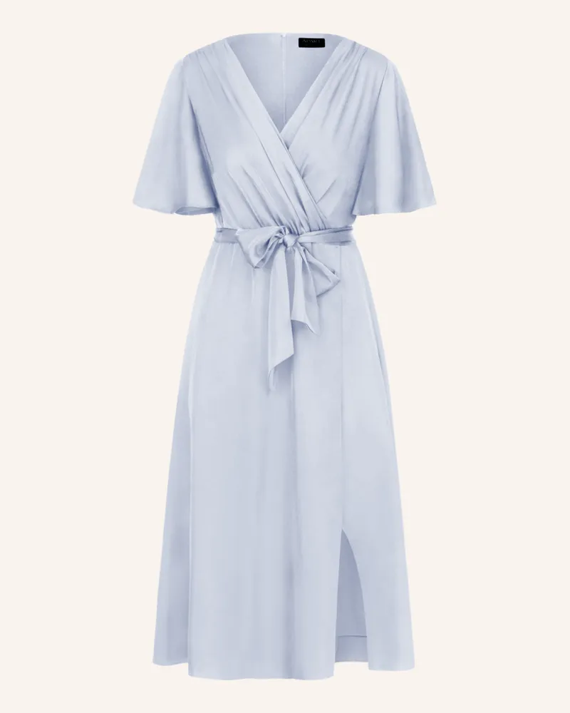Apart Cocktailkleid aus Satin Hellblau
