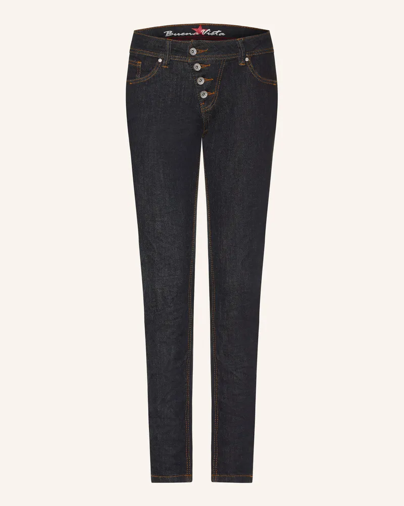 Buena Vista Skinny Jeans Malibu Cropped blau 9195