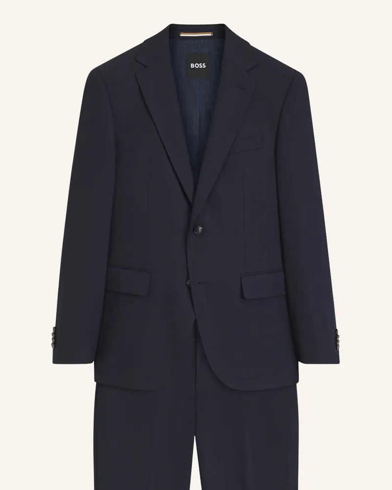 HUGO BOSS Business Anzug H-Jeckson-2pcs-253 Regular Fit blau Dunkelblau