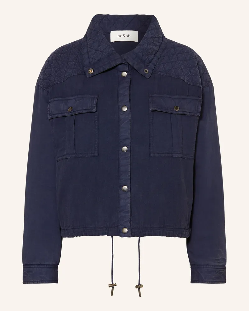 ba&sh Jacke Static blau Dunkelblau