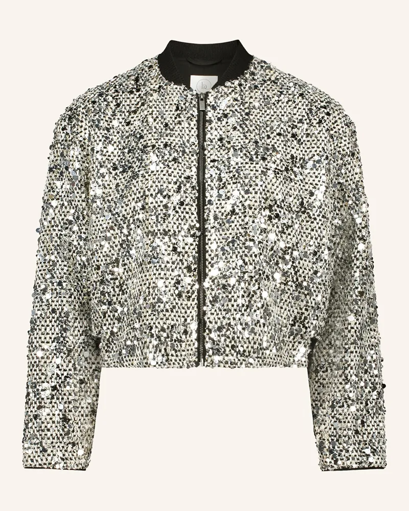 Betty Barclay Blouson Mit Pailletten schwarz Silber