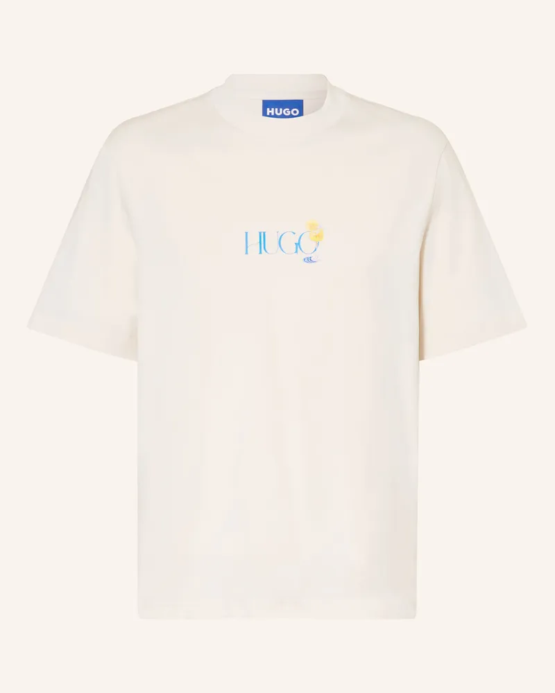 HUGO BOSS T-Shirt Nulaxo weiss Ecru